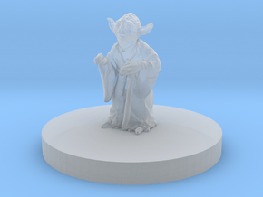 (IA) Old Yoda in Clear Ultra Fine Detail Plastic