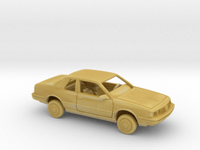 1/87 1987 Oldsmobile Cutlass Ciera Coupe Kit in Tan Fine Detail Plastic