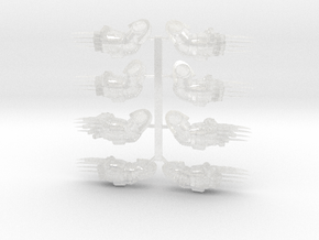 8x Base - Terminator Power Talons [Group 1] in Clear Ultra Fine Detail Plastic