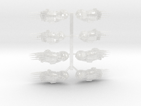 8x Base - Terminator Power Talons [Group 2] in Clear Ultra Fine Detail Plastic