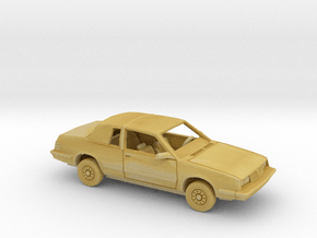 1/87 1984 Pontiac 6000 LE Coupe Kit in Tan Fine Detail Plastic