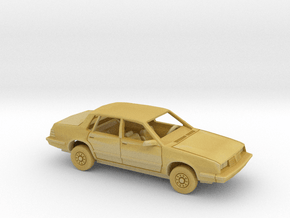 1/87 1982-84 Pontiac 6000 Sedan Kit in Tan Fine Detail Plastic
