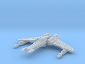 (MMch) Liberator Starfighter in Clear Ultra Fine Detail Plastic
