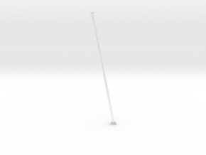 1/24 DKM Schnellboot Flag Pole in Clear Ultra Fine Detail Plastic