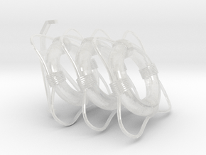 1/24 DKM Schnellboot Life Ring SET in Clear Ultra Fine Detail Plastic