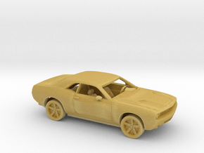 1/160 2009 Dodge Challenger Kit in Tan Fine Detail Plastic