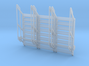 1:64 3x Stairs 8 in Clear Ultra Fine Detail Plastic