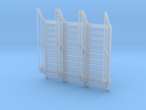 1:64 3x Stairs 11 in Clear Ultra Fine Detail Plastic