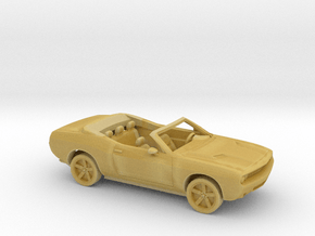 1/160 2009 Dodge Challenger Convertible Kit in Tan Fine Detail Plastic