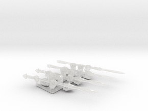 4x Energy Spear: Longavullun XL - Prime Set in Clear Ultra Fine Detail Plastic