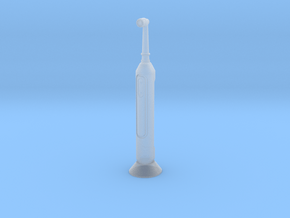 1:12 Toothbrush on Stand in Clear Ultra Fine Detail Plastic