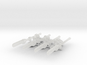 4x Roto Spear: Chain Glaive - Prime Set in Clear Ultra Fine Detail Plastic