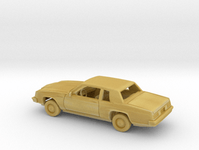 1/160 1980 Buick LeSabre Coupe Kit in Tan Fine Detail Plastic