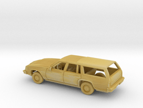1/160 1980 Buick LeSabre Station Wagon Kit in Tan Fine Detail Plastic
