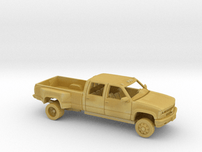 1/87 1989 Chevy Silverado Crew Cab  Dually Bed Kit in Tan Fine Detail Plastic