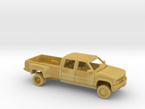 1/160 1989 Chevy Silverado Crew Cab  DuallyBed Kit in Tan Fine Detail Plastic