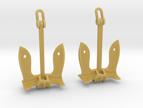 1/48 USN Fletcher Anchor bow Set v2 in Tan Fine Detail Plastic