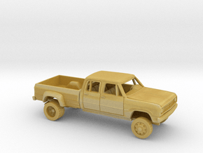 1/160 1972 Dodge D-Series Crew Cab Dually Bed Kit in Tan Fine Detail Plastic