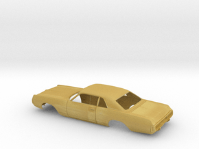 1/25 1971-72 Dodge Polara Coupe Shell in Tan Fine Detail Plastic