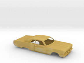 1/25 1969-70 Plymouth Fury Coupe Shell in Tan Fine Detail Plastic