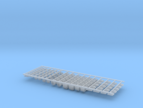 1.6bu Air DF Small Pieces (10) in Clear Ultra Fine Detail Plastic