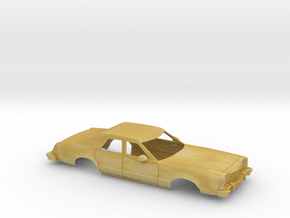 1/25 1977-79 Ford LTD II Sedan Shell in Tan Fine Detail Plastic