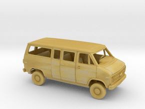 1/87 1985-91  Chevy G Van Regular SplitSide D. Kit in Tan Fine Detail Plastic