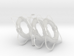 1/20 DKM Schnellboot Life Ring SET in Clear Ultra Fine Detail Plastic