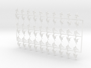 60x Storm Lords - Shoulder Insignia pack in Clear Ultra Fine Detail Plastic