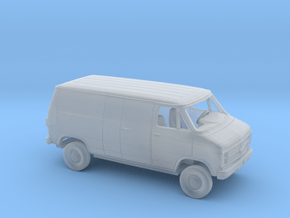 1/87 1985-91 Chevrolet G-Series  Delivery Van Kit in Clear Ultra Fine Detail Plastic