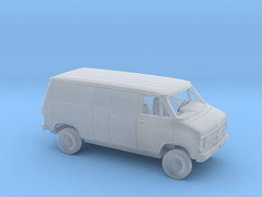 1/160 1985-91 Chevrolet G Series Delivery Van Kit in Clear Ultra Fine Detail Plastic