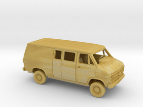 1/87 1985-91 Chevy G Van Ext Semi Delivery Kit in Tan Fine Detail Plastic