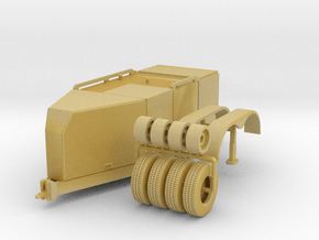 500 Fuel Trailer With Utility Box in Tan Fine Detail Plastic