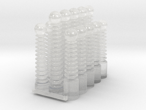 15x Looted Bitz: Hi-Voltage Electro Insulators in Clear Ultra Fine Detail Plastic