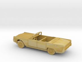 1/87 1965 Lincoln Continental Convertible Kit in Tan Fine Detail Plastic