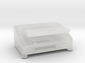 1/128 DKM Stern Deck Hatch v4 in Clear Ultra Fine Detail Plastic