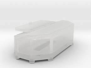 1/128 DKM Stern Deck Hatch v6 in Clear Ultra Fine Detail Plastic