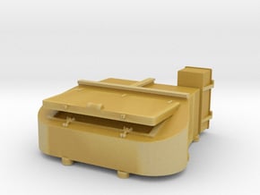 1/128 DKM Stern Deck Hatch v7 in Tan Fine Detail Plastic