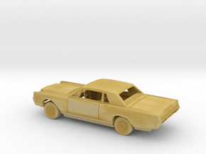 1/160 1966-68  Lincoln Continental Coupe Kit in Tan Fine Detail Plastic