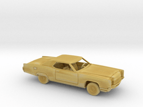 1/87 1970 Lincoln Continental Coupe Kit in Tan Fine Detail Plastic