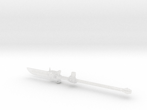 Arch Battleknight: Deamon Impaler (Left) in Clear Ultra Fine Detail Plastic