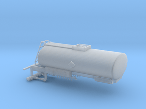 1/87th Large Asphalt Seal Coat Sprayer Tanker  in Clear Ultra Fine Detail Plastic