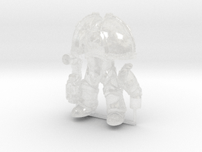 ST:1 Invader Armor - Base Model:D in Clear Ultra Fine Detail Plastic