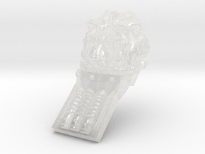 Lion Head w/Optics : Atlas Pat. Headplate	 in Clear Ultra Fine Detail Plastic