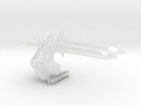 2x ST:1 Energy Sword: McKragg (L&R Arms) in Clear Ultra Fine Detail Plastic