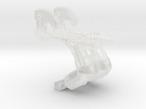 2x ST:1 RotoAxe: Gortran (L&R Arms) in Clear Ultra Fine Detail Plastic