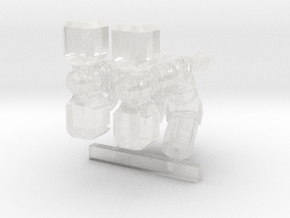 2x ST:1 Energy Hammer : Garcia (L&R Arms) in Clear Ultra Fine Detail Plastic