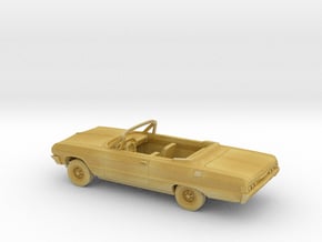 1/87 1964 Chevrolet Impala Convertible Kit in Tan Fine Detail Plastic