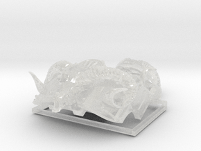 Rams Horn: Atlas Sarcophagus Set in Clear Ultra Fine Detail Plastic