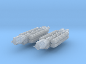 (Armada) 2x Mining Guild Freighter in Clear Ultra Fine Detail Plastic